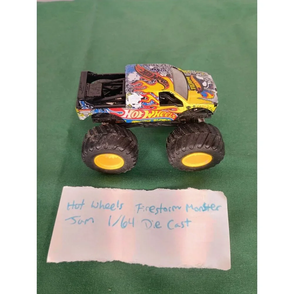 Team Hot Wheels‎ Firestorm Monster Jam Truck 1/64 Die Cast